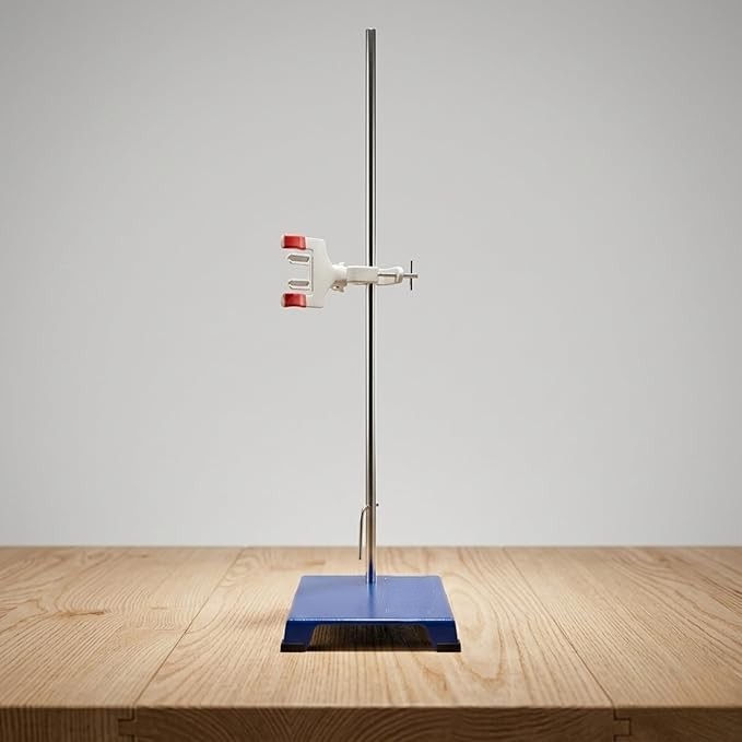 Burette Stand / Retort Stand heavy base and Road with fisher clamp